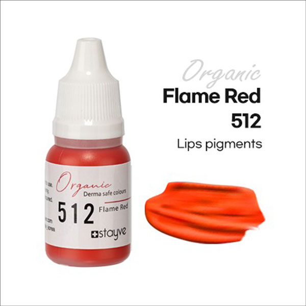 Stayve Lips Pigments organic flame red 512